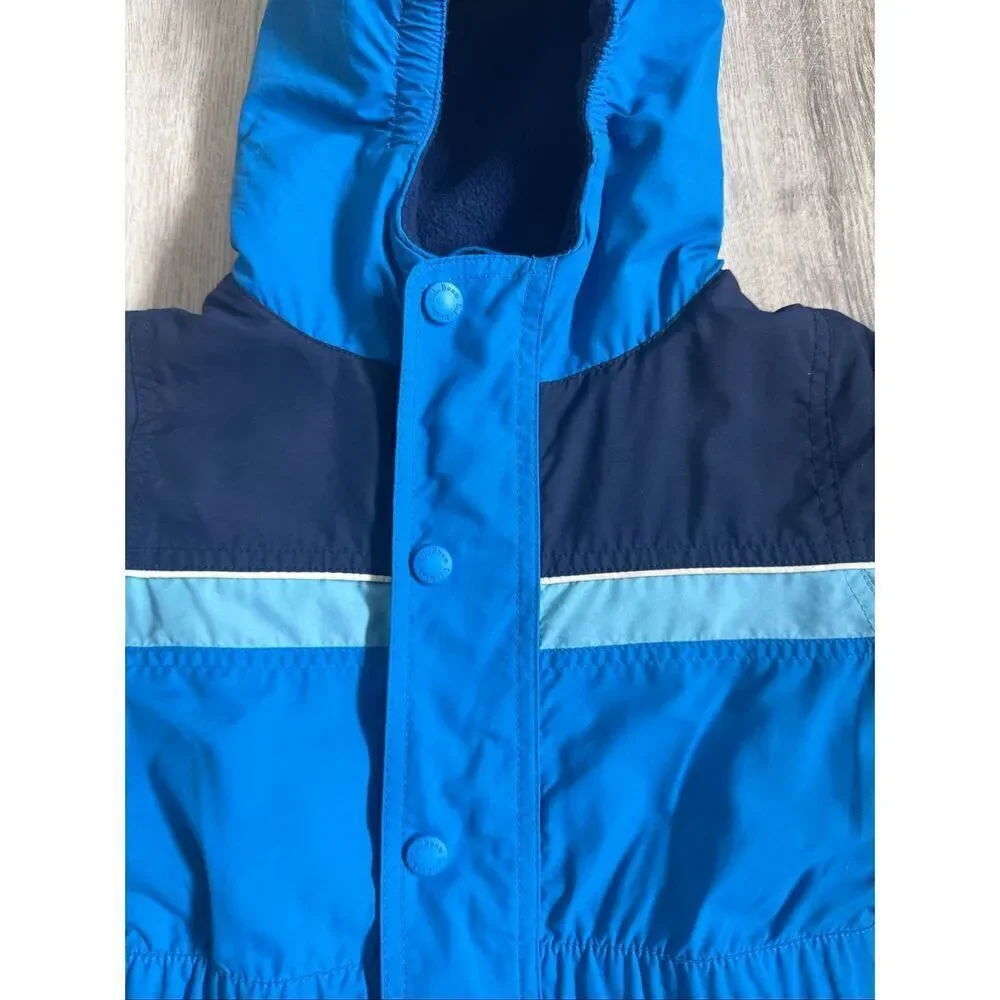 LL BEAN 2T Toddler Blue Cold Buster Snow Suit